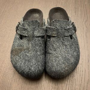 Birkenstock Boston Wool Felt Grey